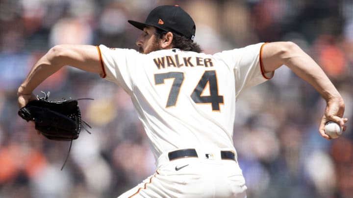 San Francisco Giants pitcher Ryan Walker (74)