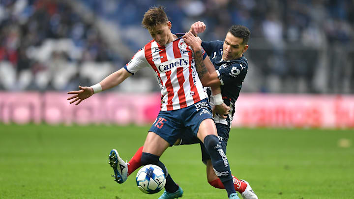 Celso Ortíz y Facundo Waller, Monterrey vs Atlético San Luis 