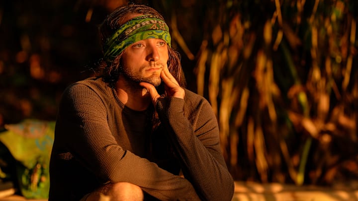 “Committing to the Bit” – Castaways must fly blind during the immunity challenge, leaving one tribe with tribal council in their sights. The rising tensions within the losing tribe culminate in a historic tribal council, on SURVIVOR, Wednesday, March 12 (8:00-9:30 PM, ET/PT) on the CBS Television Network, and available to stream on Paramount+*. Jeff Probst serves as host and executive producer. Pictured: Justin Pioppi. Photo: Robert Voets/CBS ©2024 CBS Broadcasting, Inc. All Rights Reserved.