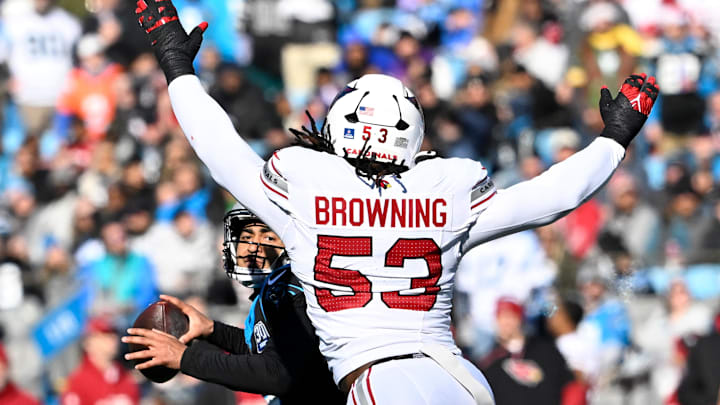 Baron Browning is considered a dream signing for the Atlanta Falcons by Pro Football Focus.