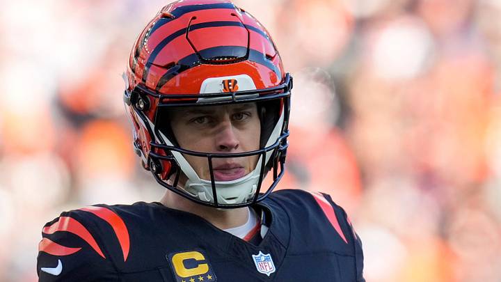 Cincinnati Bengals quarterback Joe Burrow (9) paces between plays in the second quarter of the NFL Week 18 game between the Cincinnati Bengals and the Cleveland Browns at Paycor Stadium in Downtown Cincinnati on Sunday, Jan. 4, 2026. Cincinnati Bengals quarterback Joe Burrow (9) paces between plays in the second quarter of the NFL Week 18 game between the Cincinnati Bengals and the Cleveland Browns at Paycor Stadium in Downtown Cincinnati on Sunday, Jan. 4, 2026.