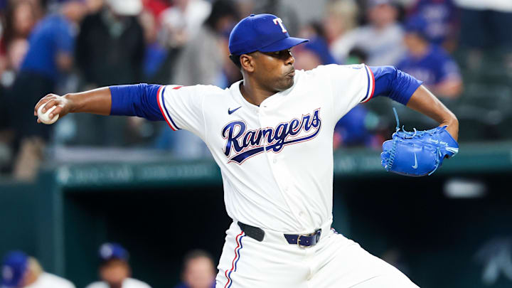 Texas Rangers pitcher Kumar Rocker.