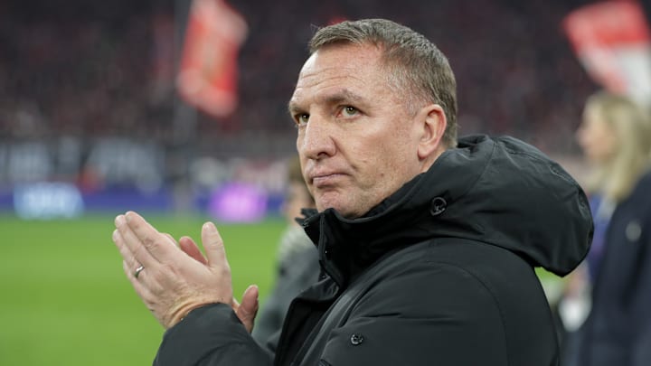 Coach Brendan Rodgers of Celtic F.C. seen during the UEFA...