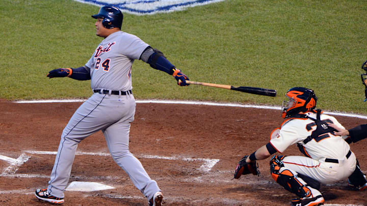 Miguel Cabrera and Buster Posey both won MVP awards in 2012 and their teams faced each other in the World Series. 