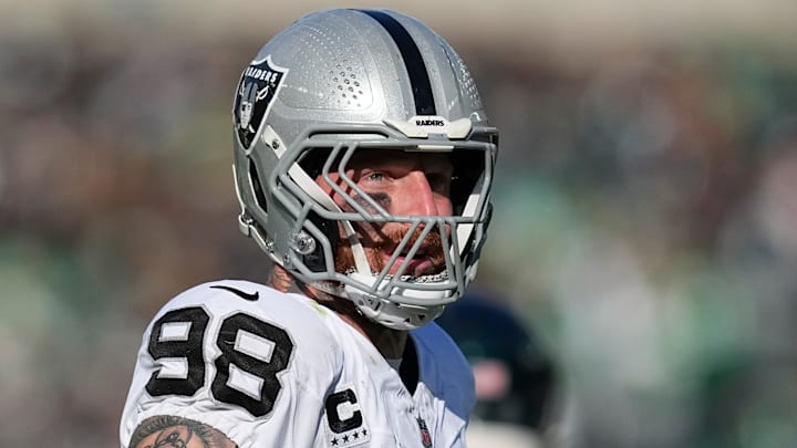 Las Vegas Raiders defensive end Maxx Crosby