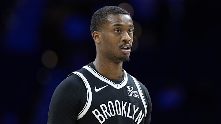 Oct 16, 2024; Philadelphia, Pennsylvania, USA; Brooklyn Nets forward Dariq Whitehead (0) in a game against the Philadelphia 76ers at Wells Fargo Center. Mandatory Credit: Bill Streicher-Imagn Images Oct 16, 2024; Philadelphia, Pennsylvania, USA; Brooklyn Nets forward Dariq Whitehead (0) in a game against the Philadelphia 76ers at Wells Fargo Center. Mandatory Credit: Bill Streicher-Imagn Images