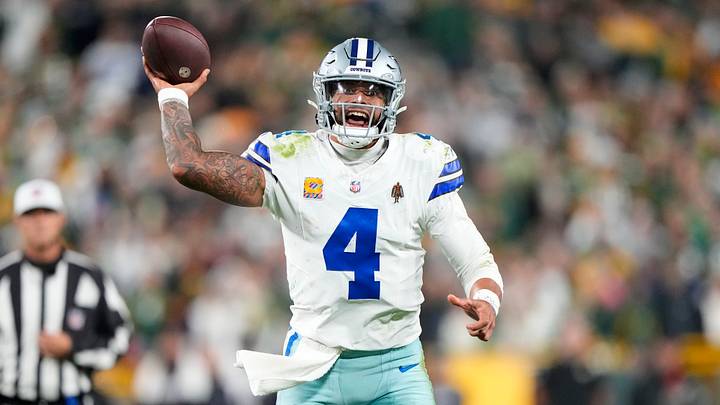 Dak Prescott and the Cowboys are home favorites against the Cardinals. Dak Prescott and the Cowboys are home favorites against the Cardinals.