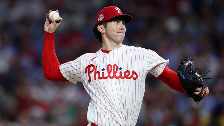 Aug 22, 2026; Philadelphia, Pennsylvania, USA; Philadelphia Phillies pitcher Andrew Painter (24) throws a pitch during the seventh inning against the St. Louis Cardinals at Citizens Bank Park. Mandatory Credit: Bill Streicher-Imagn Images