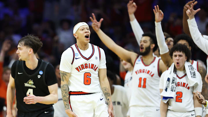 Virginia Cavaliers guard Jacari White Virginia Cavaliers guard Jacari White