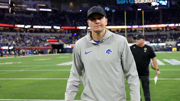 Boise State Broncos head coach Spencer Danielson.