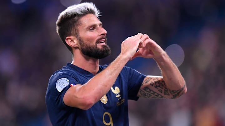Olivier Giroud est le deuxième meilleur buteur de l'Équipe de France