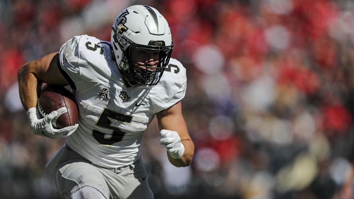 CF Knights running back Isaiah Bowser is the key to victory against the Temple Owls in Week 9. 