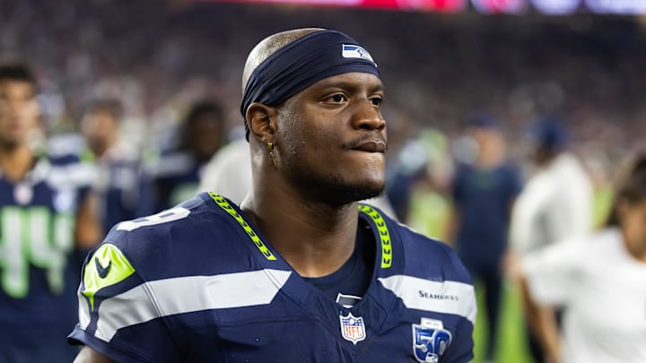 Former Seattle Seahawks running back Kenneth Walker III (9)