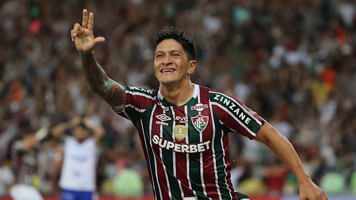 Cano marcou o gol de empate do Fluminense