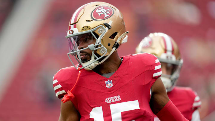 San Francisco 49ers wide receiver Jauan Jennings (15) 