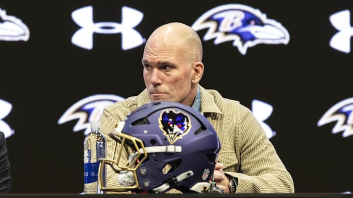 Baltimore Ravens general manager Eric DeCosta
