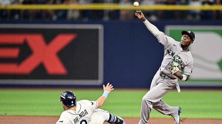 American League Division Series: New York Yankees v Tampa Bay Rays - Game Two American League Division Series: New York Yankees v Tampa Bay Rays - Game Two