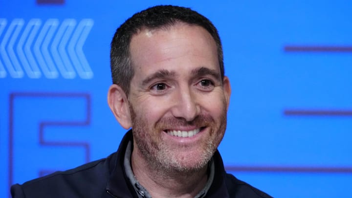 Mar 2, 2022; Indianapolis, IN, USA; Philadelphia Eagles general manager Howie Roseman during the NFL