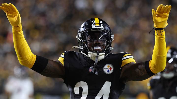 Pittsburgh Steelers cornerback Joey Porter Jr. Pittsburgh Steelers cornerback Joey Porter Jr.