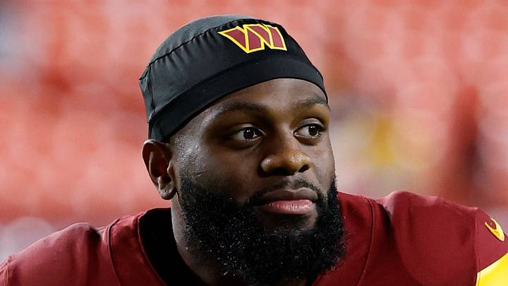 Former Washington Commanders cornerback Noah Igbinoghene (6) looks to the sideline