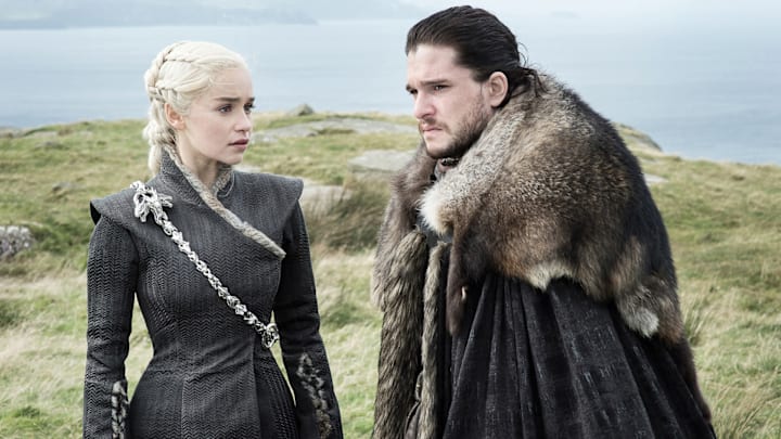 Daenerys Targaryen and Jon Snow in Game of Thrones