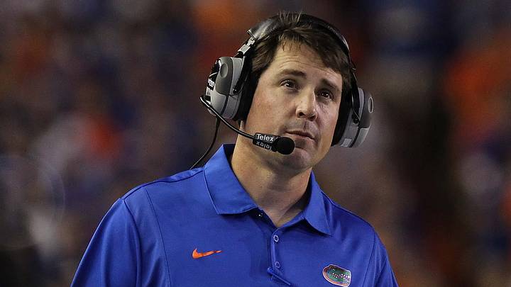 October 1, 2011; Gainesville FL, USA; Florida Gators head coach Will Muschamp during the first half against the Alabama Crimson Tide at Ben Hill Griffin Stadium. Mandatory Credit: Kim Klement-USA TODAY Sports October 1, 2011; Gainesville FL, USA; Florida Gators head coach Will Muschamp during the first half against the Alabama Crimson Tide at Ben Hill Griffin Stadium. Mandatory Credit: Kim Klement-USA TODAY Sports
