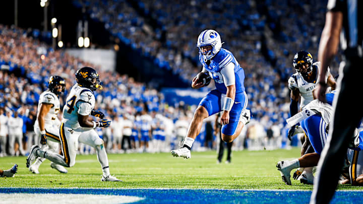 BYU QB Bear Bachmeier against WVU
