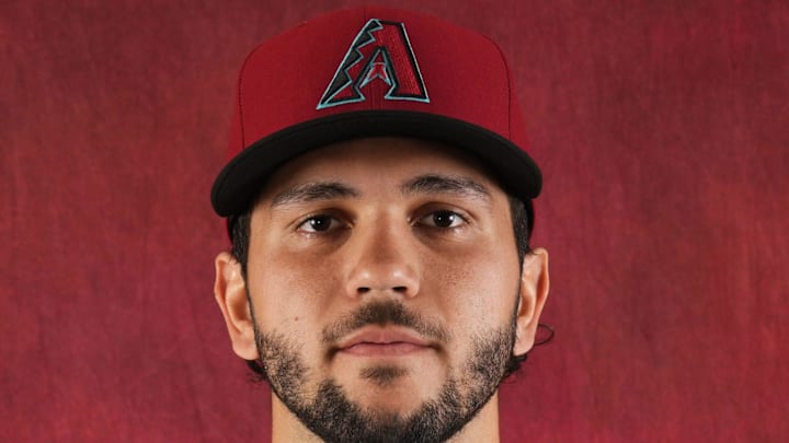Adrian Del Castillo during photo day at Salt River Fields at Talking Stick on Feb. 21, 2024. Adrian Del Castillo during photo day at Salt River Fields at Talking Stick on Feb. 21, 2024.