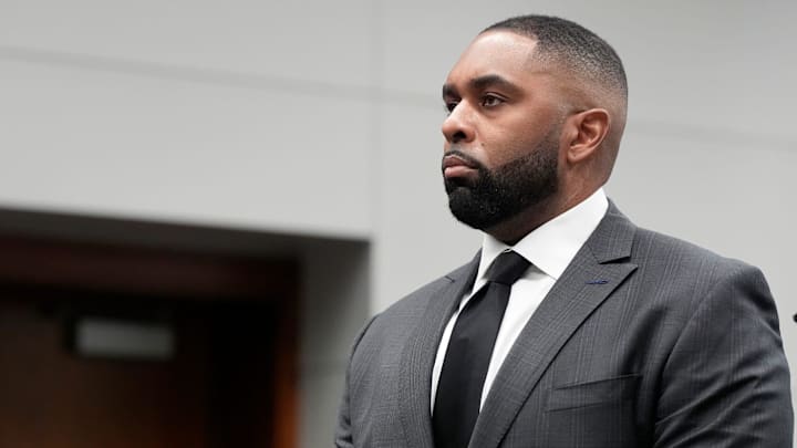 Sherrone Moore pleaded no contest to multiple misdemeanors stemming from an incident at the residence of his former staffer.