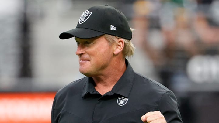 Las Vegas Raiders head coach Jon Gruden.