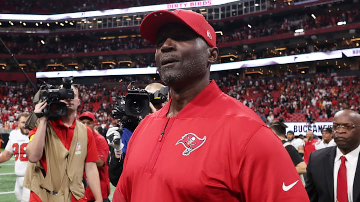 Buccaneers head coach Todd Bowles shared this thoughts on the tush push before facing the Eagles.