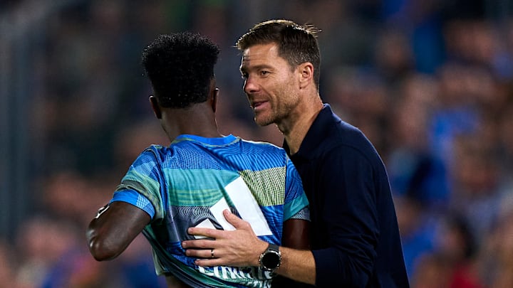 Xabi Alonso et Vinicius Jr. lors de Getafe - Real Madrid.