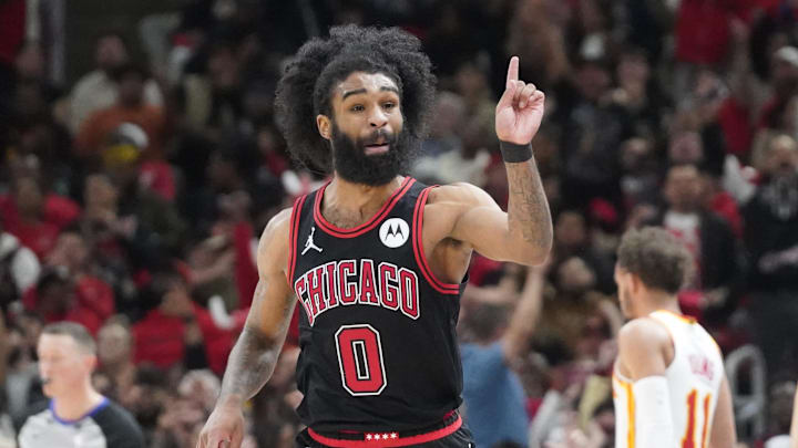 Chicago Bulls guard Coby White.
