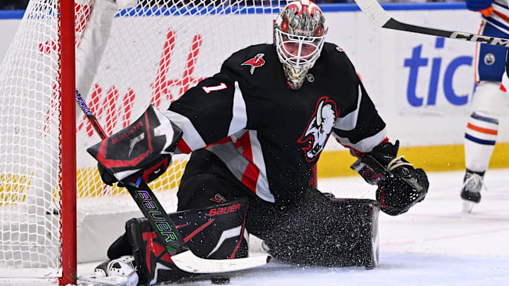 Buffalo Sabres goalie Ukko-Pekka Luukkonen
