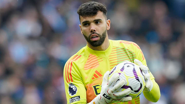 Arsenal goalkeeper David Raya suffered an injury against Manchester City.