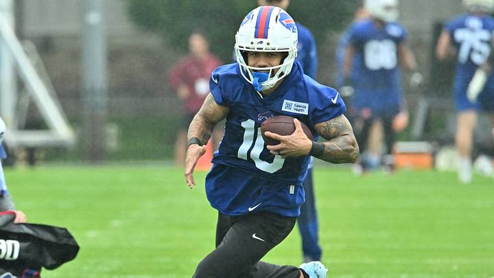 Buffalo Bills wide receiver Khalil Shakir. Buffalo Bills wide receiver Khalil Shakir.