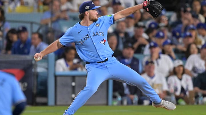 Yesavage pitching in a baby blue uniform against the Dodger Yesavage pitching in a baby blue uniform against the Dodger
