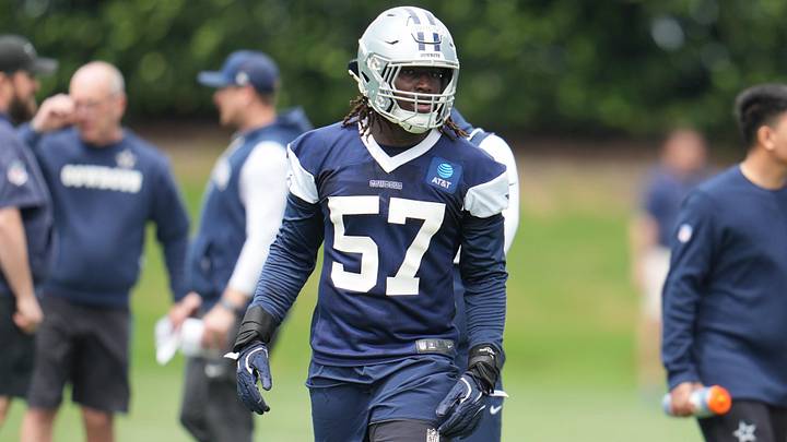Dallas Cowboys linebacker Malachi Lawrence. Dallas Cowboys linebacker Malachi Lawrence.