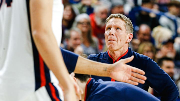 Gonzaga head coach Mark Few received the John R. Wooden Award Legends of Coaching Award.