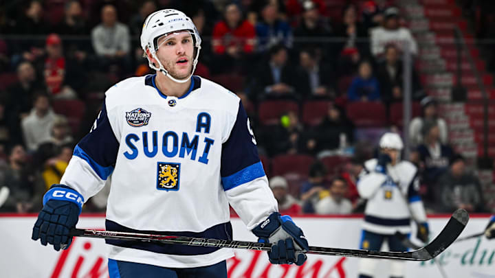 Mikko Rantanen and Team Finland are favorites against Slovakia to open the Olympics.