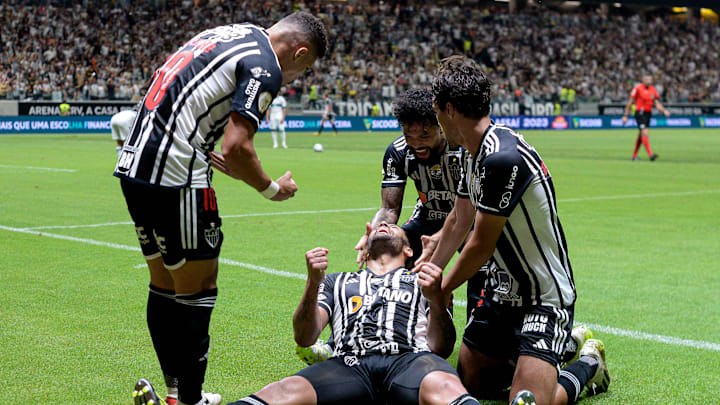 Última vitória do Galo, o 2 a 0 diante do Internacional, teve gol de Hulk Última vitória do Galo, o 2 a 0 diante do Internacional, teve gol de Hulk