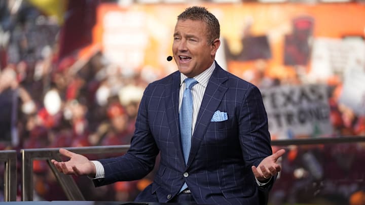 ESPN's Kirk Herbstreit responds to a fan question regarding a college football powerhouse's head coach with disbelief during his Nonstop podcast. ESPN's Kirk Herbstreit responds to a fan question regarding a college football powerhouse's head coach with disbelief during his Nonstop podcast.