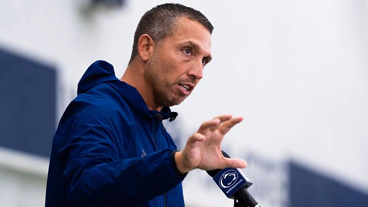 Penn State football head coach Matt Campbell