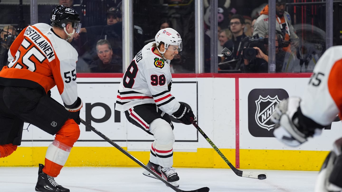 Another NHL debut as Blackhawks take on Flyers