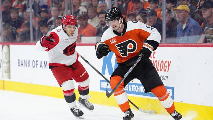 Logan Stankoven and the Hurricanes are road favorites in Philadelphia.