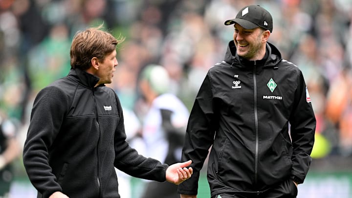 Verlässt spätestens im Sommer 2026 Werder Bremen: Ole Werner (rechts)