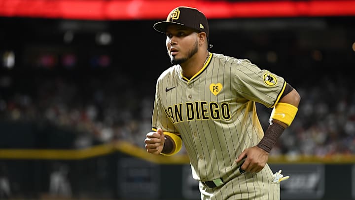 San Diego Padres infielder Luis Arraez