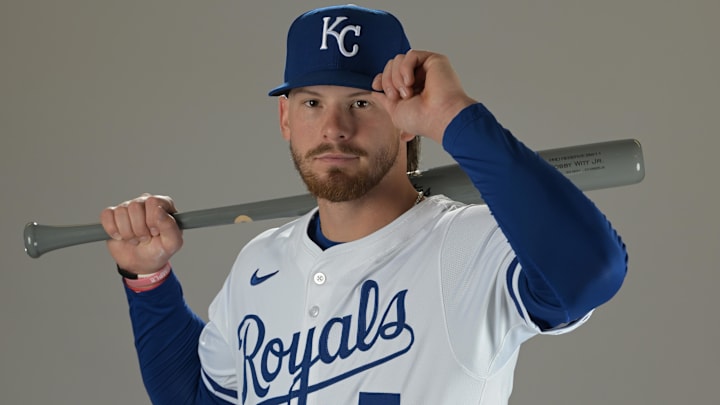 Feb 19, 2025; Surprise, AZ, USA; Kansas City Royals shortstop Bobby Witt Jr. (7) poses for a photo during media day. Mandatory Credit: Jayne Kamin-Oncea-Imagn Images Feb 19, 2025; Surprise, AZ, USA; Kansas City Royals shortstop Bobby Witt Jr. (7) poses for a photo during media day. Mandatory Credit: Jayne Kamin-Oncea-Imagn Images