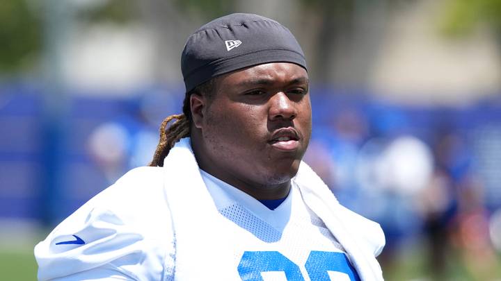 Los Angeles Rams defensive tackle Tim Keenan III. Los Angeles Rams defensive tackle Tim Keenan III.
