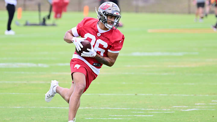 J.J. Roberts at Tampa Bay Buccaneers Rookie Minicamp